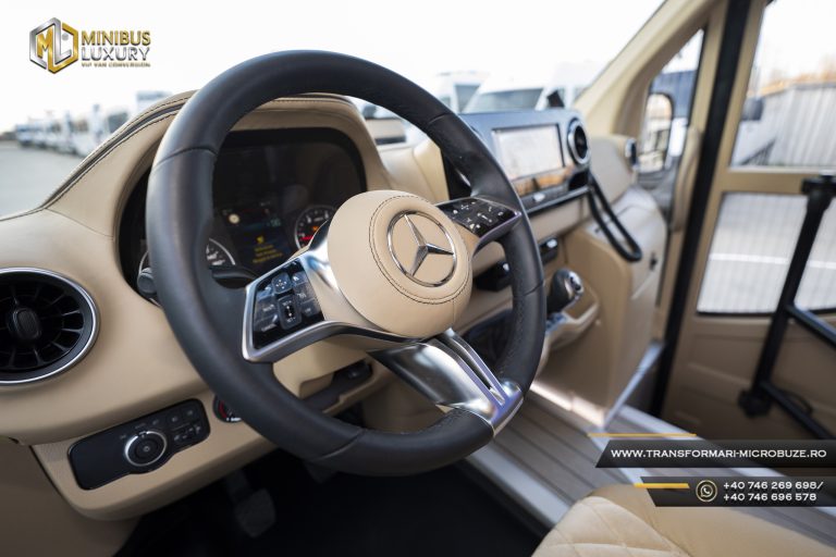 Retapititare piele volan Mercedes Sprinter 19+1+1