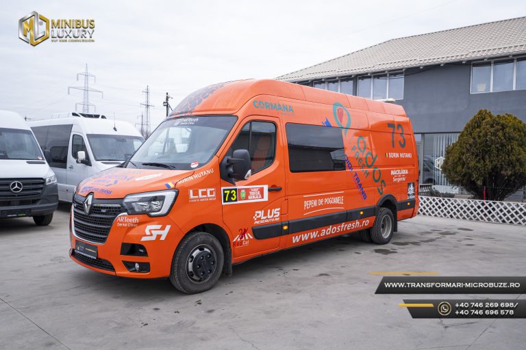 Transformare Microbuze Luxury Renault Master 5+1 locuri