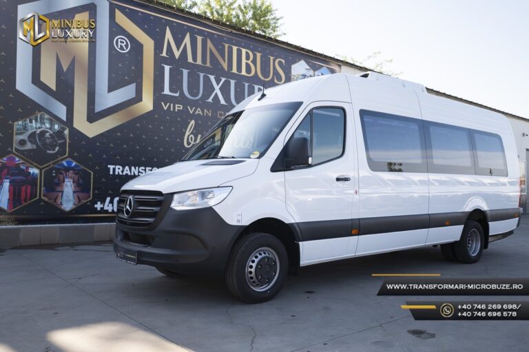 Transformare Microbuz Mercedes Sprinter 19+1+1 locuri clasa Confort