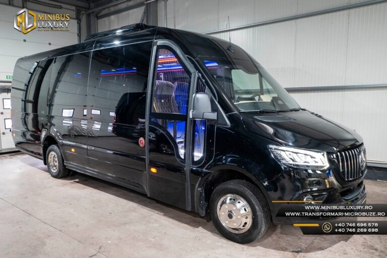 Transformari microbuze Mercedes Sprinter 19+1+1 locuri Minibus Luxury www.transformari-microbuze.ro