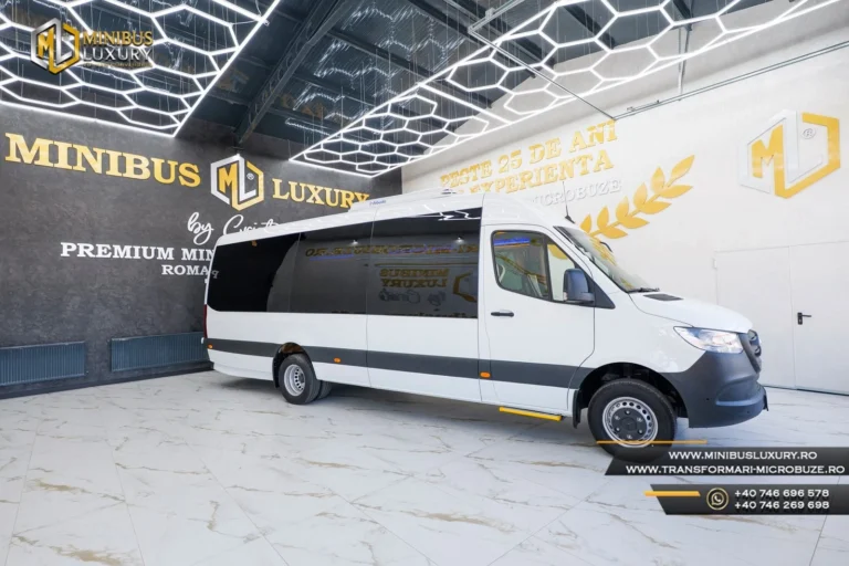 Carosare Mercedes Sprinter 22-1-1-locuri transformat by Minibus Luxury