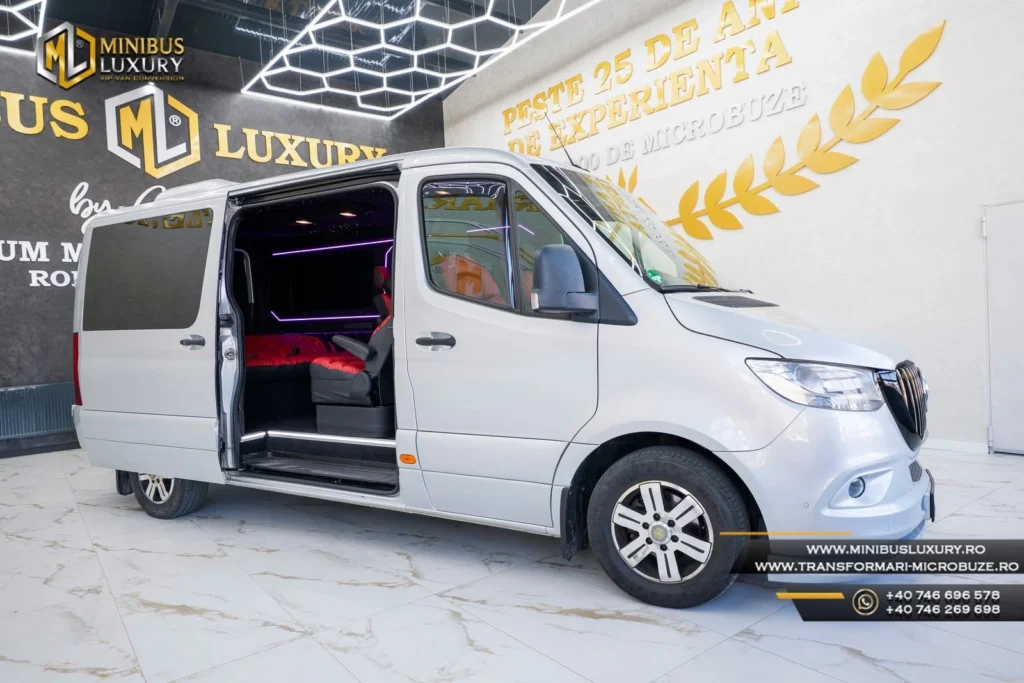 Transformari Mercedes Sprinter 6+1 locuri by Luxury Minibus